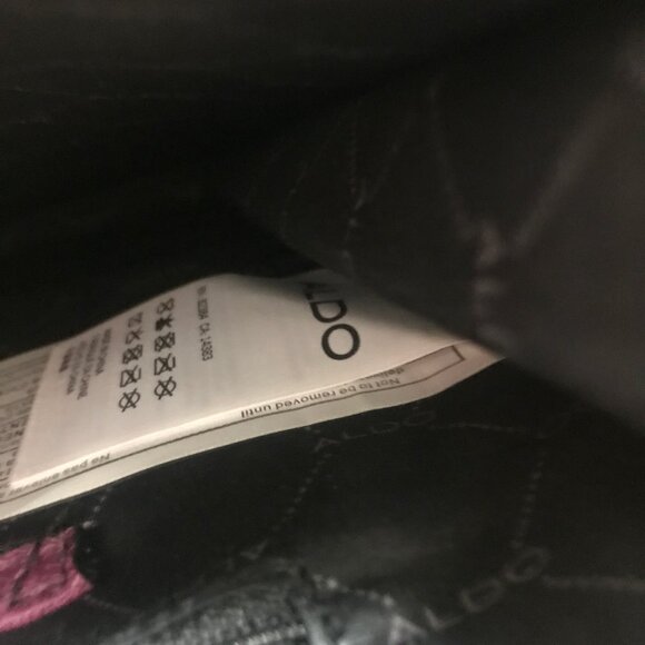 ALDO Magenta Structured Lady Bag | Pop of Color Statement Satchel - Picture 7 of 16